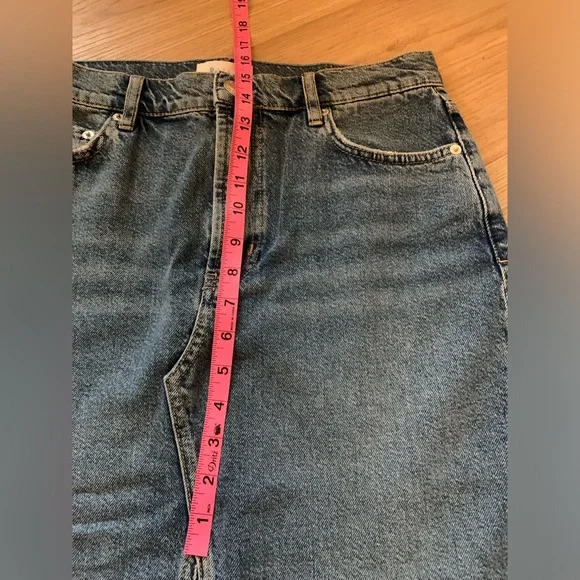 Rails Light Blue Denim Midi Skirt - Picture 9 of 9